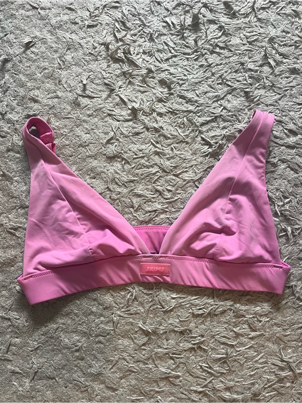 SKIMS Pink Bikini Top